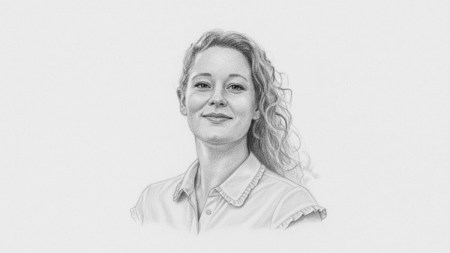 Dibujo a lápiz de la poeta de los Estados Unidos Renee Nicole Good